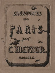 Etchings of Paris: Title Page