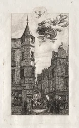 Etchings of Paris: Tourelle, Rue de l
