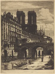 The Little Bridge, Paris