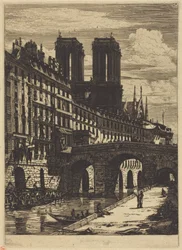 The Little Bridge, Paris