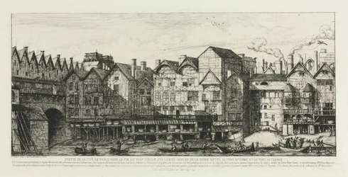 Part of the City of Paris at the End of the Seventeenth Century