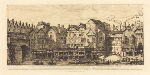 View of the City of Paris Towards the Close of the XVIIth Century