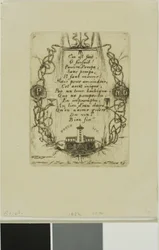 Pump Notre-Dame, Paris, small plate