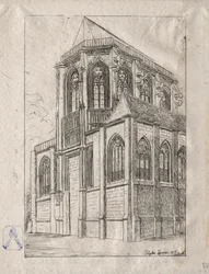 The Apse of the Church of St. Martin-sur-Renelle, 1860