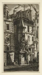 House with a Turret, Rue de la Tixeranderie