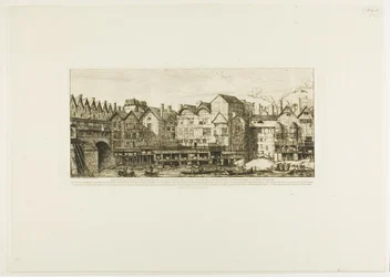 View of Part of the City of Paris toward the Close of the XVII Century
