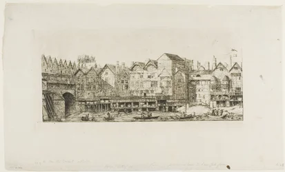 View of Part of the City of Paris toward the Close of the XVII Century