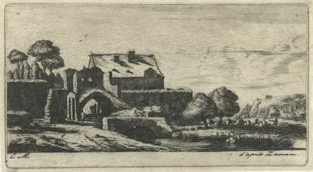 Watermill by River Near Saint-Denis