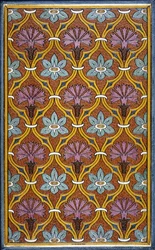 Inside Cover with Floral Design