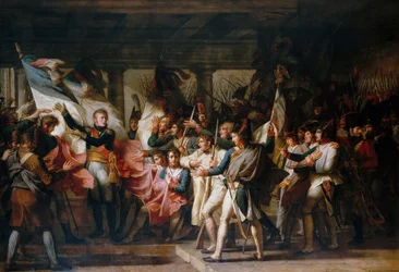 Marshal Ney and the Soldiers of the 76th Regiment of the Line Retrieve Their Colors from the Arsenal