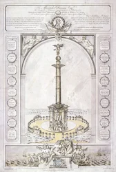 Design for a Monument to Admiral Lord Nelson in the Form of a Column