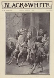 English actor Herbert Beerbohm Tree starring in a production of Stephen Phillips