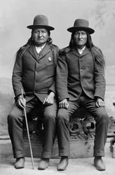 Two Moons and American Horse, c.1889
