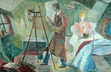Self-Portrait, the Artist in His Studio