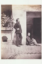 Henri Le Secq and Gustave Le Gray (?) in Charles Nègre