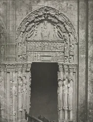Chartres Cathedral: Right Door of the Royal Portal with Our Lady of Chartres