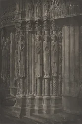 Planche XIII Cathedral of Chartres, Column Statues of the Central Door of the Portal