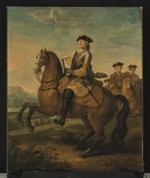 Equestrian Portrait of Louis XV