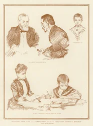 Sketches from Life at Rambouillet during President Loubet