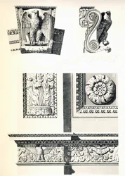 Decoration with Eagles, Rosettes and Acanthus Leaves for Arc de Triomphe du Carrousel (detail)