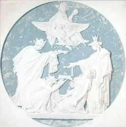 Design for a Medallion Depicting the Glory of Napoleon