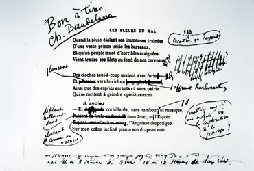 Corrected Proof of Les Fleurs du Mal