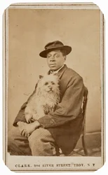 Portrait of a Man and Dog, c. 1860