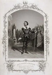 Mr W. Davidge as Malvolio, Act III Scene 4 of 