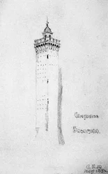 Campanile, Bologna, 1891