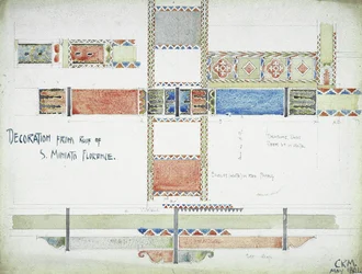 Decoration from Roof of S. Miniato, Florence, 1891