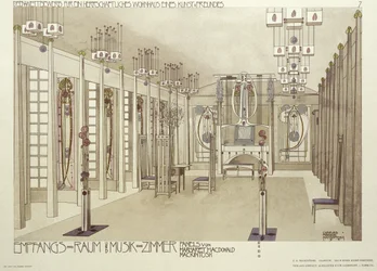Design for a Music Room, c.1901