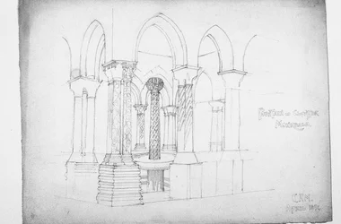 Fountain in Cloister, Monreale, 1891