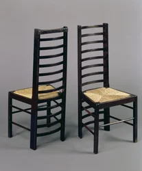 Ladderback chairs, c.1903