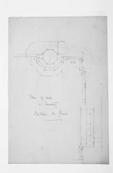 Plan of Well in Lavatory, Certosa di Pavia, 1891