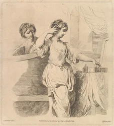 Woman at Her Toilet