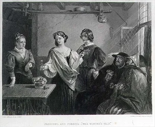 Florizel and Perdita, engraved by Lumb Stocks