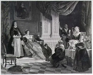 Sancho and the Duchess (engraved by R. Staines)