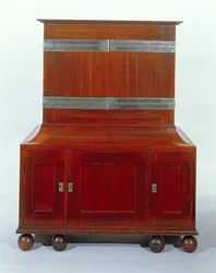 Cabinet - back view, 1898