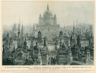 A perspective conspectus of the principal works of Sir Christopher Wren