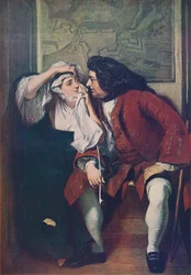 A Scene from Tristram Shandy: Uncle Toby and the Widow Wadman, 1829-30, c1915