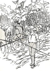 A Settler Clearing His Land