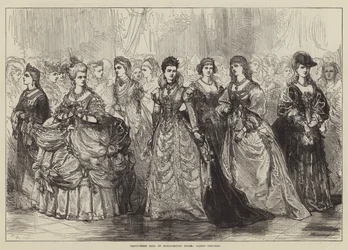 Fancy-Dress Ball at Marlborough House, Ladies