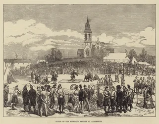 Sports of the Highland Brigade at Aldershott