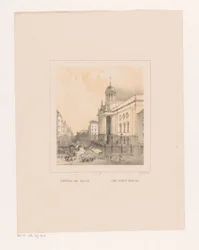 View of the Town Hall in Rotterdam