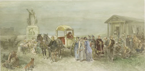 Marketplace with Romans and Batavians