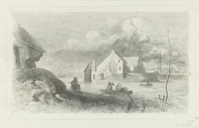 Flood in Lith (Flood Disaster 1855 series)