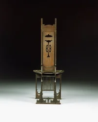 A Side Chair, with Pierced Design, c.1899