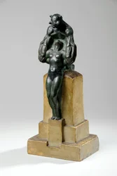 Maquette for a Garden Fountain Group of Nymphs and Satyrs