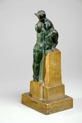 Maquette for a Garden Fountain Group of Nymphs and Satyrs