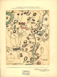 Antietam Sharpsburg and vicinity. Constructed and engraved to illustrate "The war with the South"